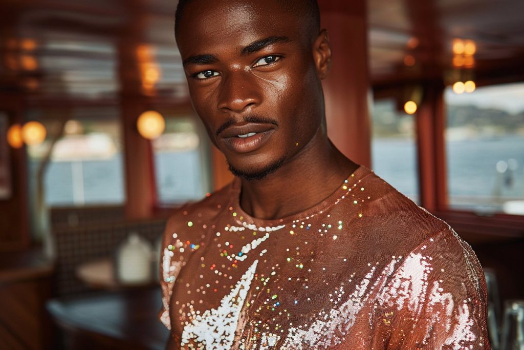 Les meilleurs tee shirt paillettes homme pour briller en toute occasion