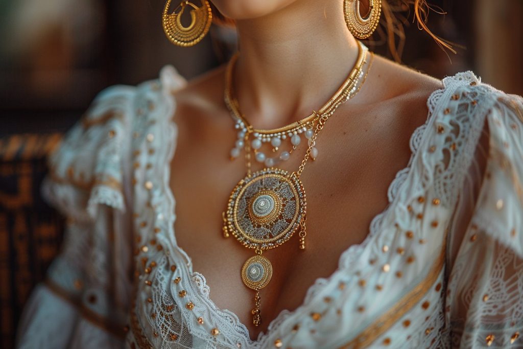 L&rsquo;élégance des détails : bijoux à associer avec une robe bohème pour un style parfait