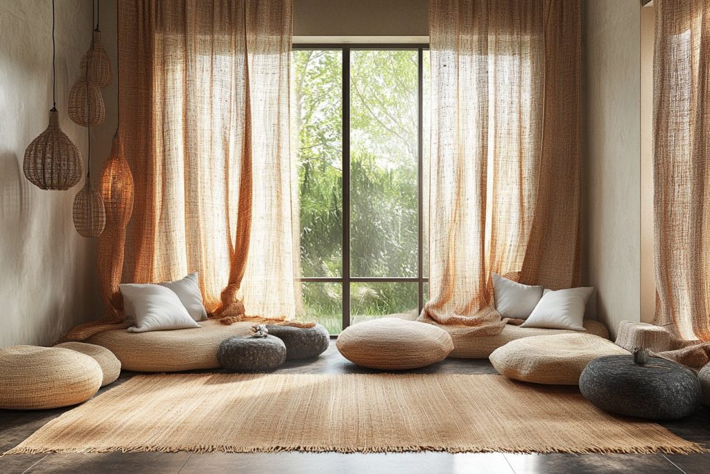 Créer un intérieur cosy avec des idées de décoration en toile de jute