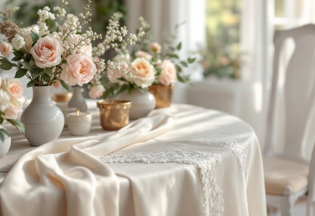 Mariage chic : sélection de chemins de table pour un jour parfait