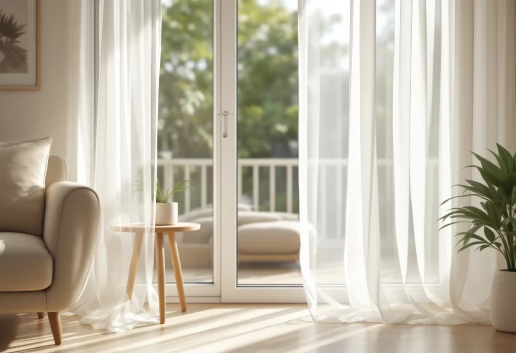 7 erreurs à éviter avec un rideau transparent et leurs solutions déco