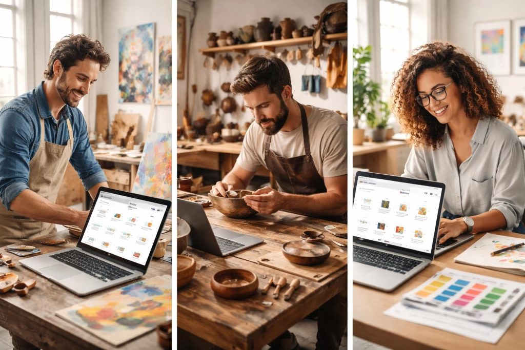 Les créateurs utilisent Shopify, WooCommerce et Etsy pour vendre leurs œuvres en ligne