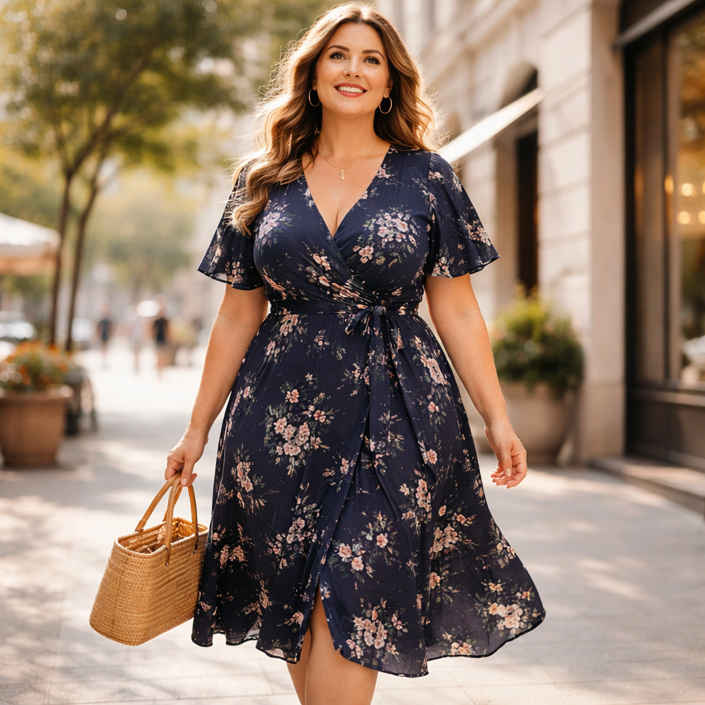 Sublimer les courbes avec une Robe grande taille élégance, confort et confiance au quotidien