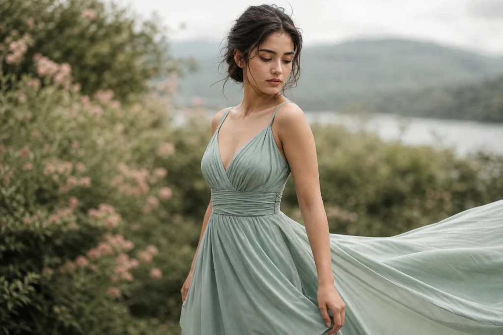 Et si la robe vert d’eau devenait votre nouvelle couleur signature ?