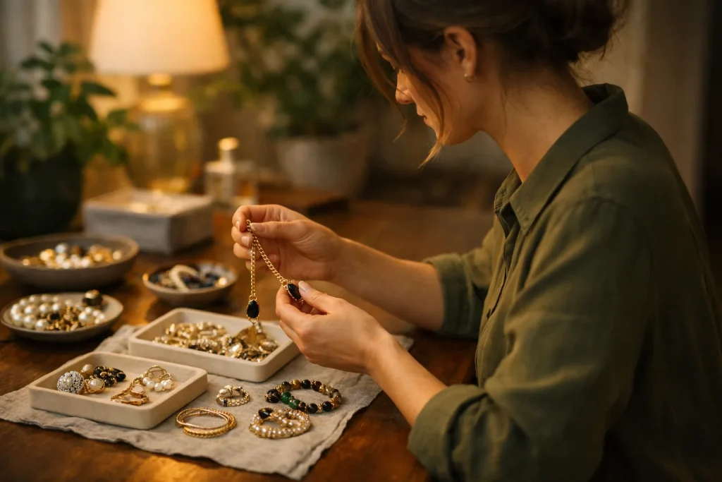 Bijoux fantaisie : ce que dit l&rsquo;étiquette et ce qu&rsquo;elle tait